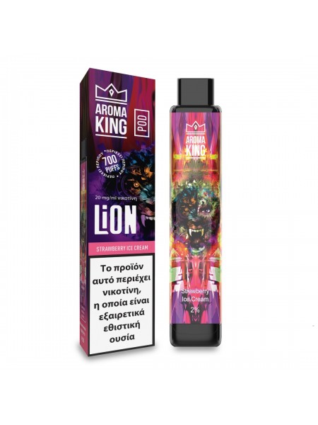 Aroma King Ak Lion Pod Strawberry Ice Cream 20mg